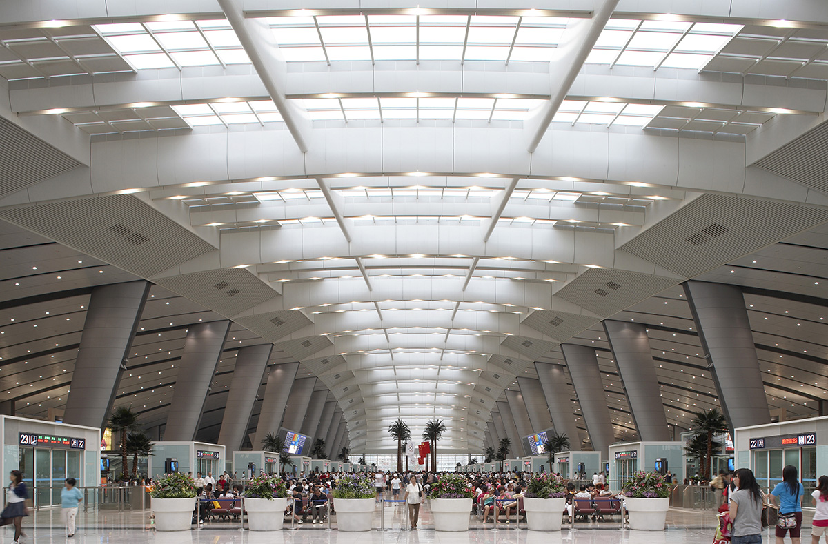 Beijing South Railway Station, emblematic of China’s high-speed rail