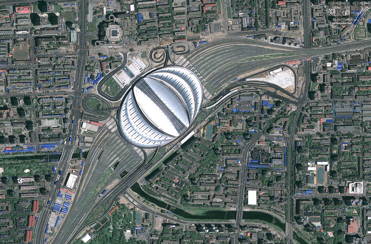 Beijing South Railway Station, emblematic of China’s high-speed rail